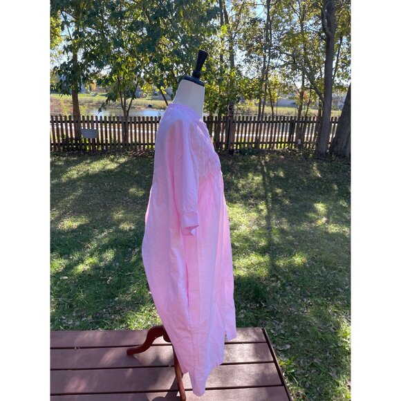 Anthony Richards Womens Pink Floral Zip Front Housecoat 1X - Picture 8 of 8